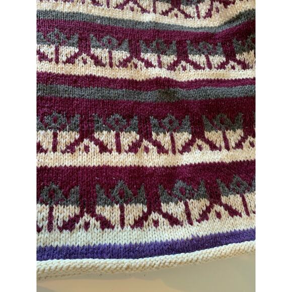 Vintage handmade Rey Wear wool sweater unisex - Picture 5 of 5